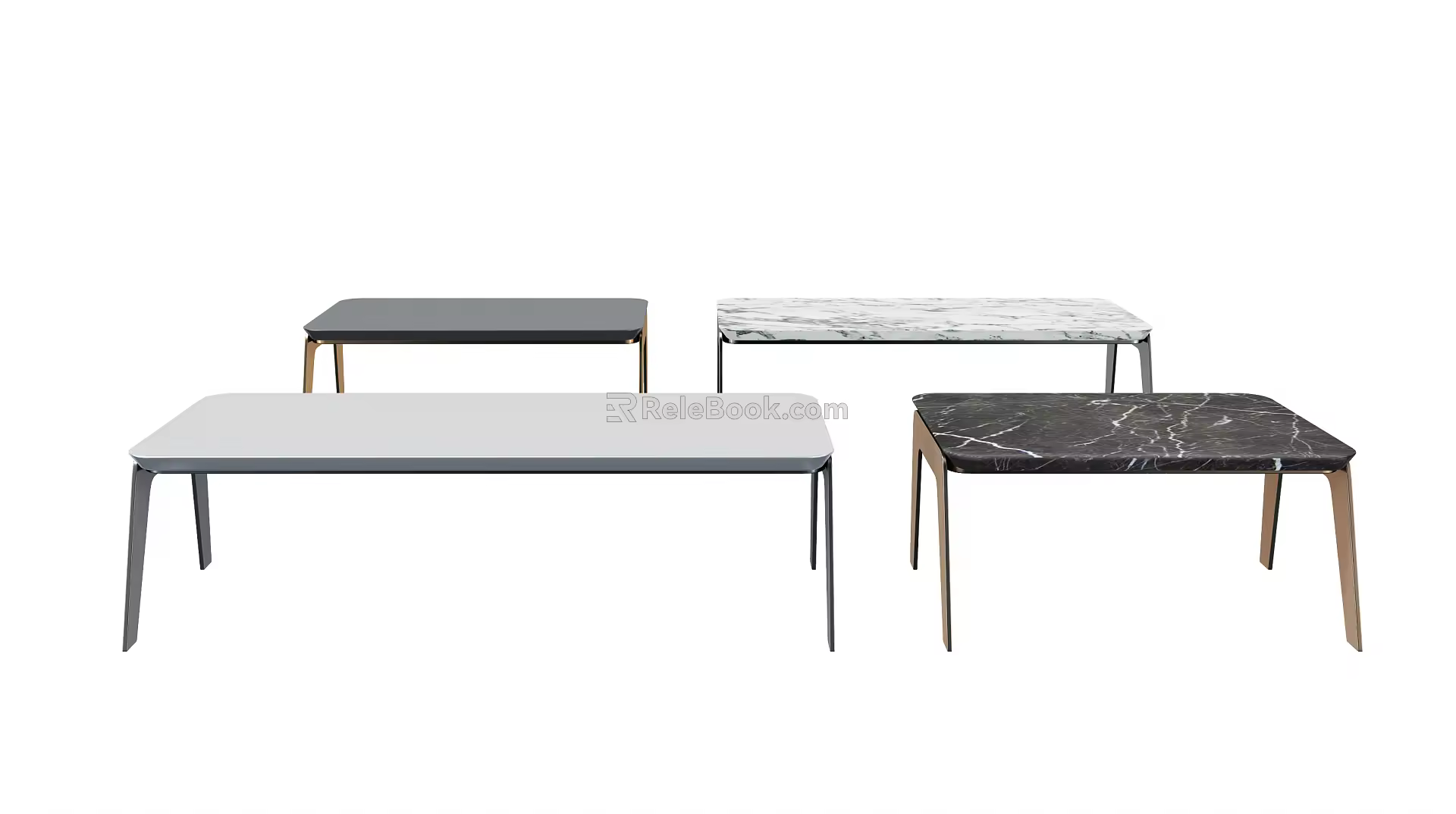 Light Luxury Side Table 3d model
