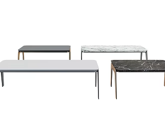 Light Luxury Side Table 3d model
