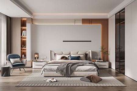 Modern Bedroom 3d model