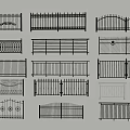 Various Wrought Iron Fence Designs With Ornate Patterns And Gate Styles