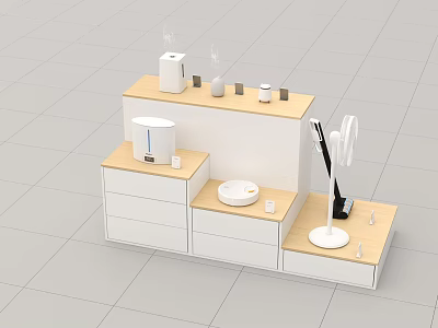 Modern Display Stand Smart Home Smart Internet 3d model