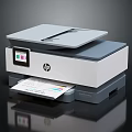 HP Office Color Printer Appliance With Display Screen And Color Printing