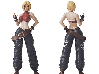 King of Fighters Mary Hands on King of Fighters model