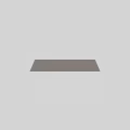 Dark Brown Square Carpet With Vertical Ribbed Texture For Home Decor