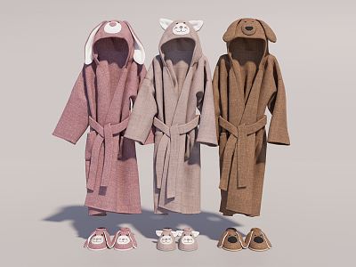 Modern Bathrobe Pajama Clothes model