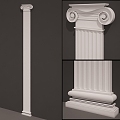 Roman Column 3d model