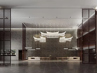 New Chinese Sales Office 3d model