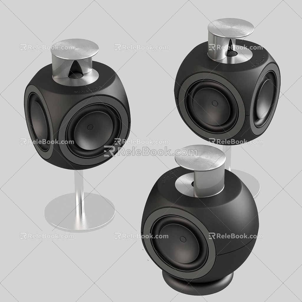 Sound speaker music player loudspeaker smart sound 3d model