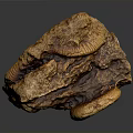 Natural Orange Rock Formation With Rough Textured Surface And Unique Irregular Shape 3d model
