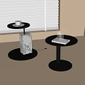 Modern side corner 3d model