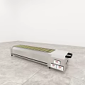 Stainless Steel Commercial Kitchen Appliance With Heating Tray Top And Control Panel