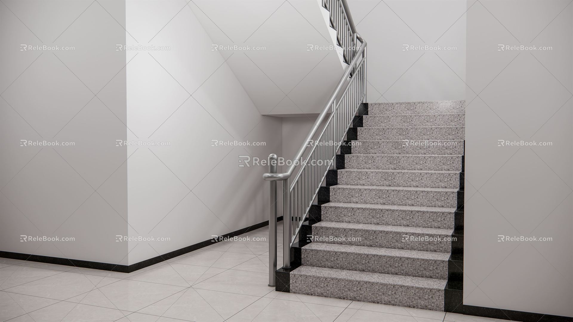 Modern Stairs 3d model