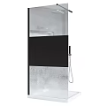 Modern Shower Sauna Unit With Glass Door And Steam Control Panel In Bathroom