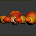 Pile of Fresh Red and Orange Citrus Fruits Including Oranges and Tangerines on Dark Surface