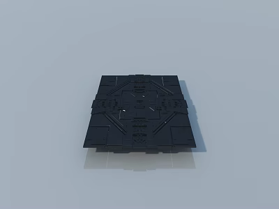 Industrial LOFT Wall Sci-Fi Wall Hard Surface 3d model