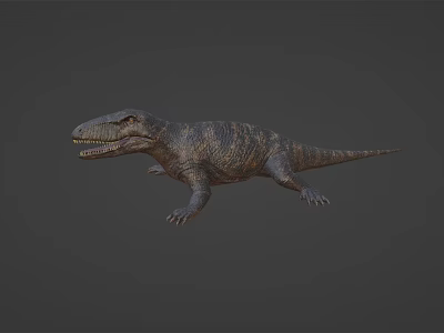Realistic Reptile Tyrannosaurus Rex 3D Model With Detailed Skin And Strong Limbs 3d model