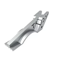 CJCC Marked Industrial Metal Mechanical Component With Holes And Curved Edge