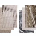Rectangular carpet Modern carpet 3d model