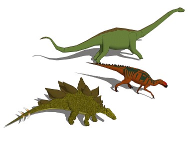 Modern Dinosaurs 3d model