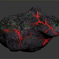 Rock Block Rock Block Rock Specimen Boulder Big Stone Block Rock Stratum Rock Stratum Rock Stratum Rock 3d model