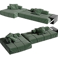 Baxter Multiplayer Sofa 3d model