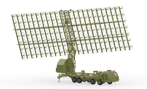 band radar system 3d model