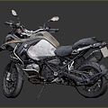 Modern motorcycle two-wheeled motorcycle off-road motorcycle road racing motorcycle 3d model