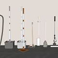 Essential Cleaning Tools Collection For Home Daily Use With Mops Brooms Vacuum Cleaners And Buckets