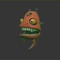 Modern Game Character Monster Head Monster Head Monster 3d model