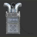 TSR WH15 Industrial Equipment With Metal Casing Curved Pipes And Cable