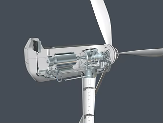 wind turbine generator windmill motor 3d model