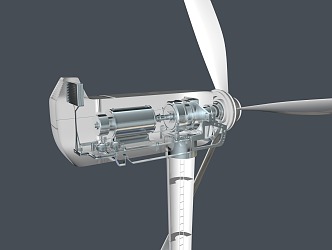 wind turbine generator windmill motor 3d model