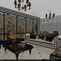 Modern Office Interior With Ergonomic Desks Comfortable Chairs And Large Windows