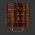 Classic Wooden Side Table With Square Tabletop Drawer And Tapered Legs Design