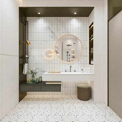 Modern toilet 3d model