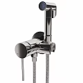 Sleek Modern Chrome Shower Faucet With Temperature Control And Handheld Hose