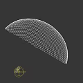 Silver Volkswagen Sedan Driving on Desert Road with Clear Blue Sky
