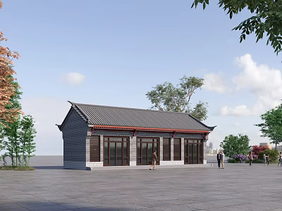 Chinese Architecture Antique Architecture Shop Homestay Street View Catering 3d model