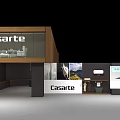 Casarte Showroom Interior Design With Glass Structure And Product Displays