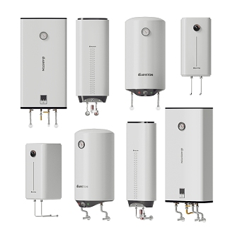 Modern water heater 3d model