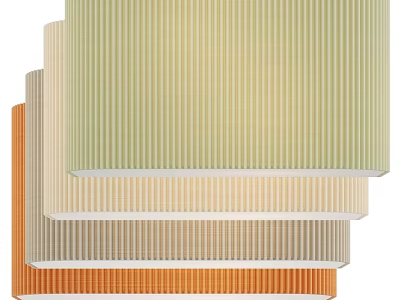 Stylish Wall Lamps With Striped Design In Multiple Color Options For Home Decor 3d model