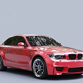 Hyundai Red BMW Car Sedan sports car 3d model