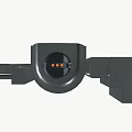 Industrial Furnace with Mechanical Arm and Circular Container for High Temperature Metal Processing