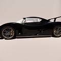 GTR Super sports car 3d model