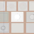 Various Modern Ceiling Designs With Geometric Patterns And Decorative Inserts
