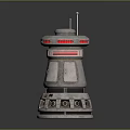 Tower defense sentry tower air defense watchtower observatory tower loft 3d model