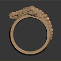 Golden Crocodile Head Design Ring Unique Luxury Jewelry Piece With Statement Accessory Look