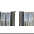 Modern Curtains With Sheer Layers Colorful Panels And Curtain Rods For Windows