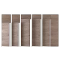Modern Wooden Hinged Door With Sleek Design And Metallic Handle