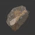 Rustic Wooden Platform Hut On Multi Layered Natural Rock Structure